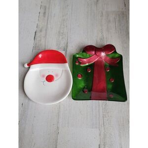 Santa Claus face gift box trinket play set home‎ Xmas Decor